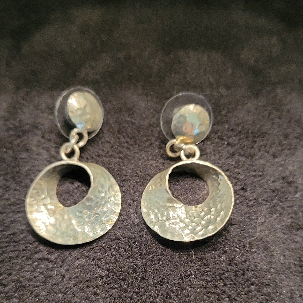 Sterling 925 Silver Dangle Earrings Delicate